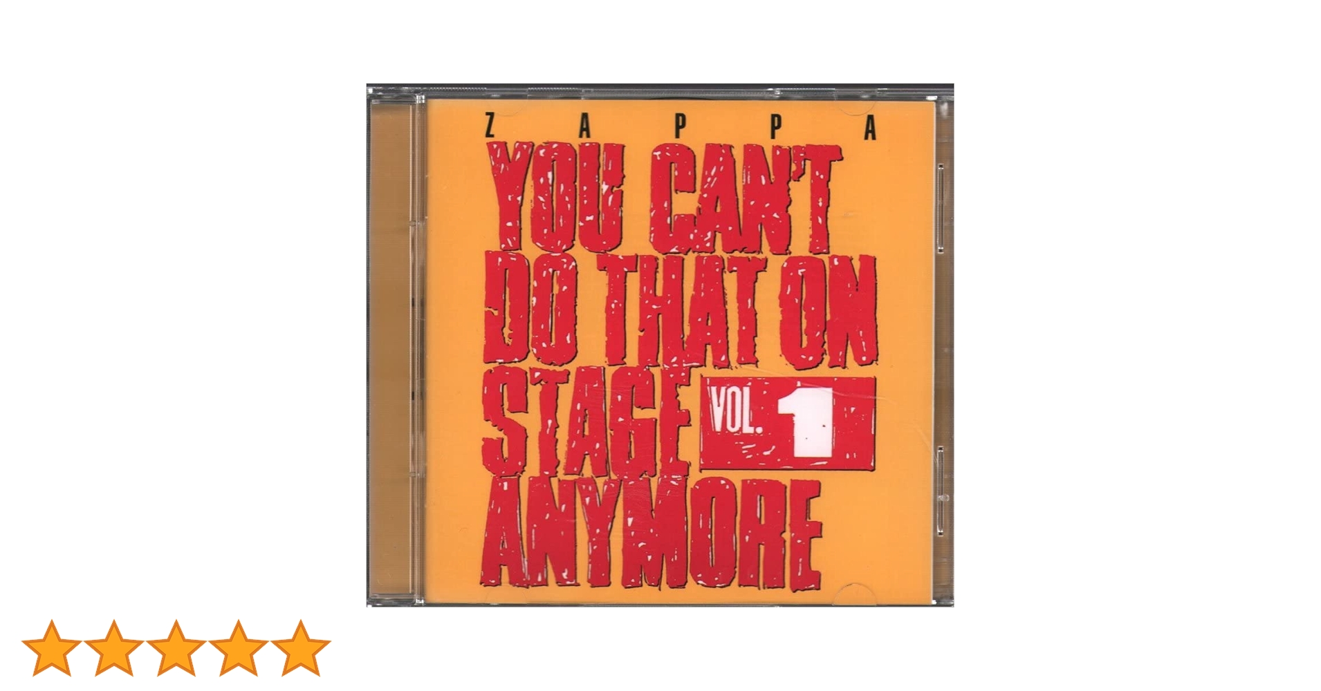 フランク.ザッパ　ライブボックス〜オン.ステージ　VOL.1〜6 フランク・ザッパ・ライヴ・ボックス〜オン・ステージ VOL.1〜6